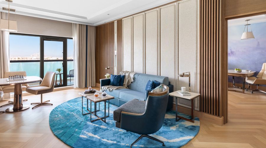luxury family sea view living room