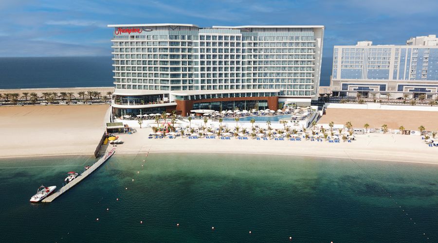 beach aerial view