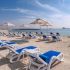 beach view with chairs