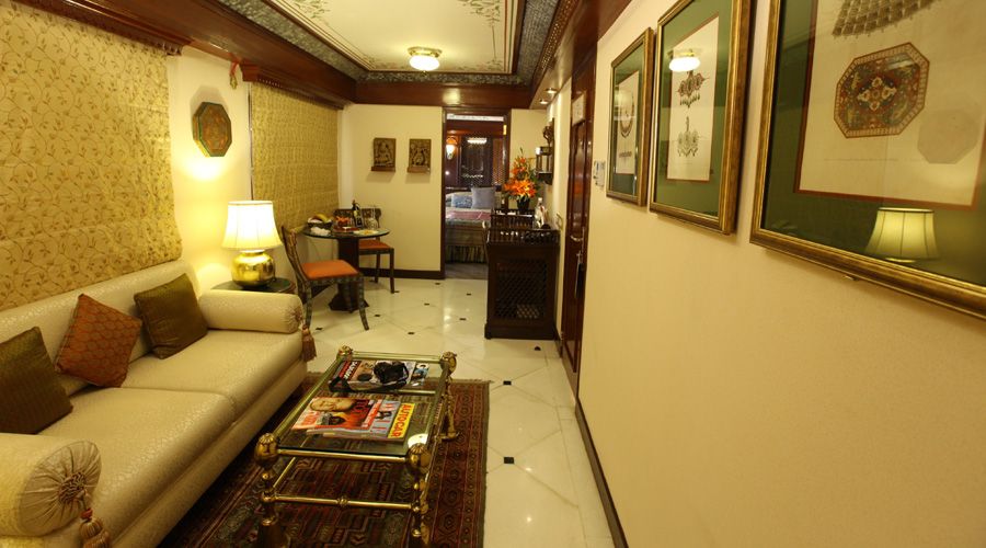 maharaja luxury trains express sitting area