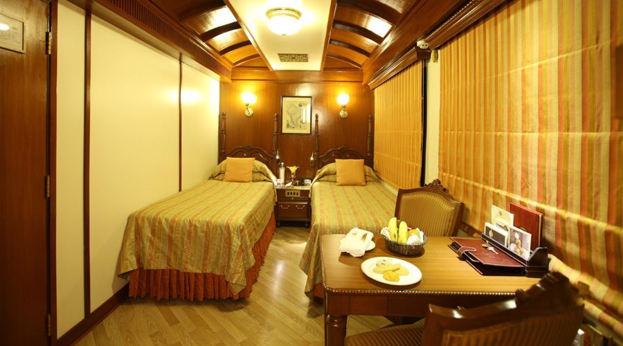 maharaja luxury trains express twin bedroom