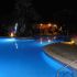 Night pool view