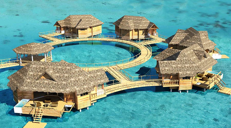 OnceinaLifetime Luxury at the Caribbeans First OverTheWater Villas
